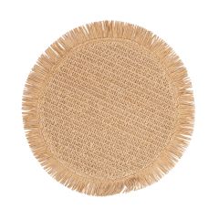 Lauamatt SUZAN D38cm jute, beež
