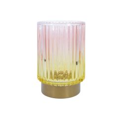 LED-valgusti WINGS AMBER H13cm roosa/kol
