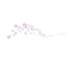 Jõuluehe SHINE H30cm, roosad pärlid