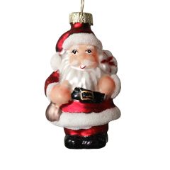 Jõuluehe JOY SANTA 8cm, klaas
