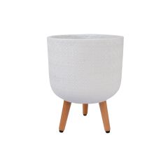 Lillepott SELENA D30xH39.5cm jalgadel, v
