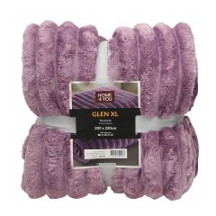 Pleed GLEN XL 200x230cm, lilla