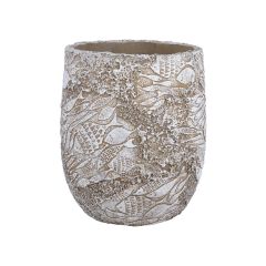 Lillepott SUNNY CORAL D33xH39cm, beež