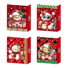 Kinkekott XMAS TEDDY M, 26x32x10cm, mix