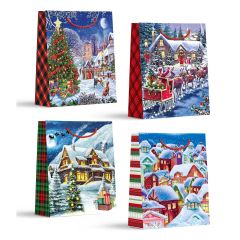Kinkekott SNOW L, 31x40x12cm, mix