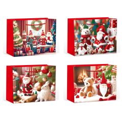 Kinkekott XMAS DAY M, 32x26x10cm, mix