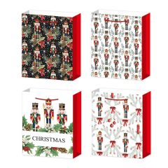 Kinkekott XMAS NUTCRACKER L, 31x40x12cm, mix