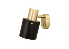 Seinalamp Clark, must/messing