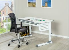 Kirjutuslaud Skalare, valge