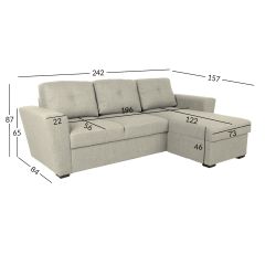 Nurgadiivanvoodi WHITBY beež