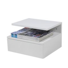 Öökapp ASHLAN 35x32xH22,5cm, valge