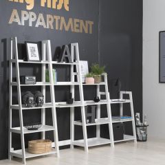 Riiul WALLY 63x40xH130cm, valge