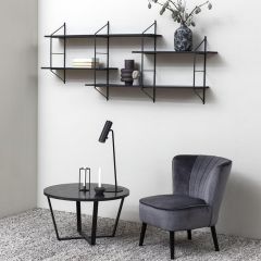 Diivanilaud AMBLE D77xH44cm, must marmor