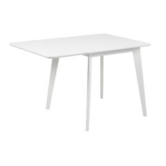 Söögilaud ROXBY 80/120x80xH76cm, valge