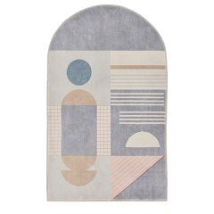 Vannitoavaip Gino Falcone Ariella 70x120 cm, hall/kirju