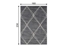 Vaip Firenze 160x230 cm, tumehall/kreemjas