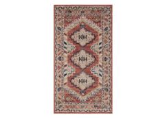 Vaip Florence 80x150 cm, punane/elevandiluuvärvi