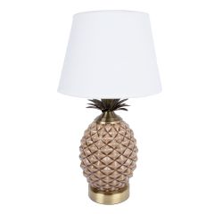Laualamp ANANAS H45cm, pruun