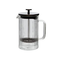 Presskann FRENCH DOUBLE 600ml klaasist topeltseinaga, triip