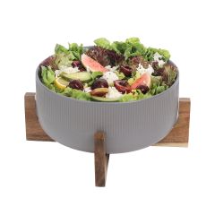 Kauss POLO D22,5xH10cm 2.7L hall, aluseg