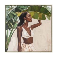 Maal raamiga FAMOUS 82,5x82,5cm, "Rihanna"