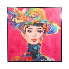 Maal raamiga FAMOUS 82.5x82.5cm, "Audrey"