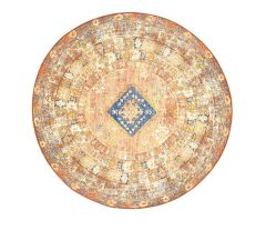 Terassivaip Tom Tailor Funky Orient Ø100 cm, roostepunane