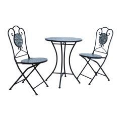 Rõdukomplekt MIRT laud ja 2 tooli, rohel