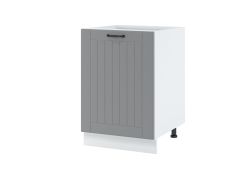 Alumine uksega kapp, 50 cm