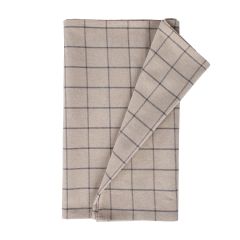 Linik LINEN 43x170cm, linane ruut