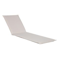 Lamamistooli kate SUMMER 55x190x5cm, naturaalvalge