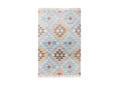 Tom Tailor vaip Vintage Check Kelim 65x135cm, türkiis/kirju