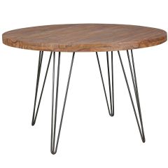 Söögilaud Bagli Ø 120 cm, naturaalne