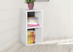 Riiul Klara, valge/must