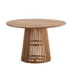 Söögilaud Ø120 cm, naturaalne