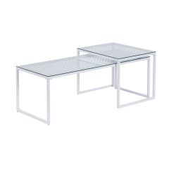Diivanilaua komplekt 50x100cm, valge