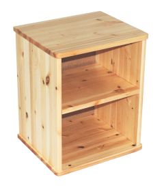 Öökapp riiuliga, 40x33xK51 cm, mänd, hele