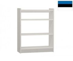 Riiul Alia-101, 80x30xK100 cm, mänd, valge