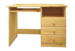 Arvutilaud  Sven 2, 100x48xK75,  mänd, naturaalne