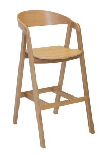 Baaritool KT386, 53x63xK104 cm, tamm, naturaalne