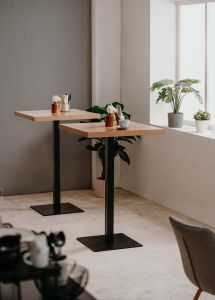 Baarilaud QUADRATO 70 artisan tamm/must