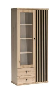 Vitriinkapp Cali C-2, 86,4x4,5xK191 cm, artisan tamm