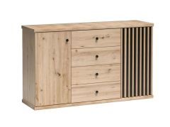 Kummut Cali C-4, 142,1x40,5xK85,4 cm, artisan tamm