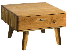 Diivanilaud Dallas 66, 70x70xK45 cm, tamm, naturaalne