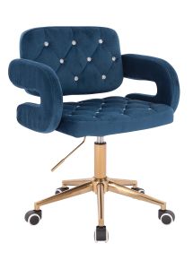 Kontoritool CL 19024 sinine/kuldne