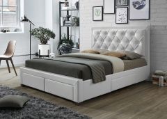 Voodi ENGLAND Valge Diamond 180x200
