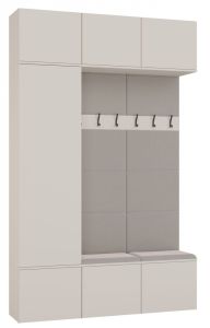 Esikukomplekt Haga III 1SZ2W, 150x35xK238 cm, kašmiir