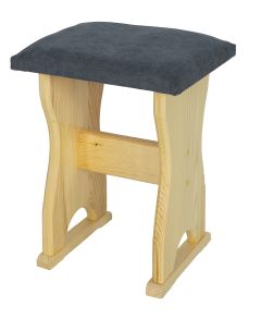 Istepink NR115, 40x38xK45 cm, mänd, naturaalne + kangas 21