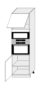 Köögi ahjukapp Optimum D14RU, 60x56,5xK207 cm