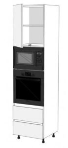 Köögi kõrge ahjukapp Campari SPM 6-2-2357, 60x58xK235,7 cm